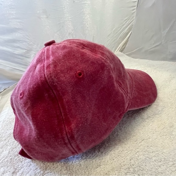 Lucky 7 for Travel Belize 1981 C.A. Pink Adjustable Cotton Ball Cap - Picture 7 of 15